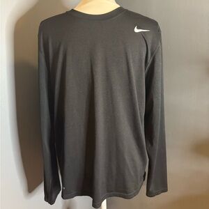 Nike Men's Charcoal Long Sleeve Tee